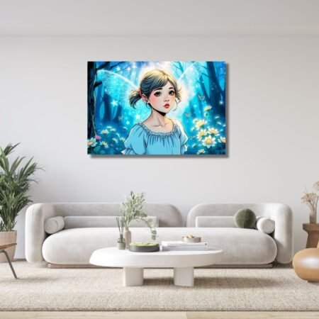 Dreamy Fairy in a Magical Woodland