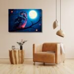 Watchful Owl Painting