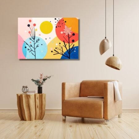 Flowers in Abstract Harmony