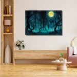 Cursed Woods Beneath the Lunar Gaze