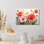 vibrant floral paradise artwork