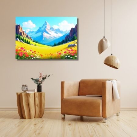 Mountain Majesty in Untouched Nature
