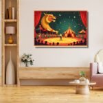 Grand Nighttime Circus Spectacle