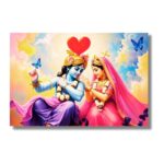 Radha Krishna's Serene Moment Artwork - Image 5
