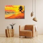 Sunset Over Tropical Beach