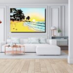 Tropical Beach Sunset with Palms - Image 4