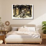 Ghostly Girl in Haunted Room