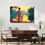 Dancing Elegance at the Riverbank
