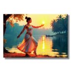 Dancing Elegance at the Riverbank - Image 5