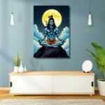 Meditating Lord Shiva