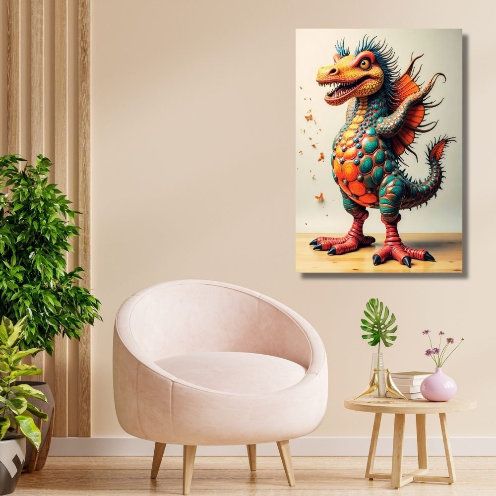 Colorful Cheerful Dragon