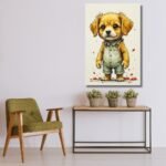 Cute Dog in Beautiful Dress