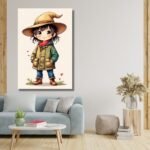 Girl with Vintage Cap