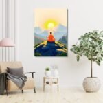 Meditation Under Golden Rays