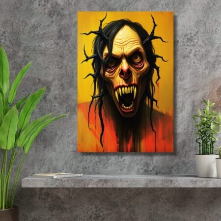 Horrific Skull of a Zombie