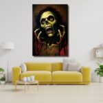 Undead Skull of Horror Artwork - Image 4
