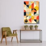 Abstract Art with Colorful Shape