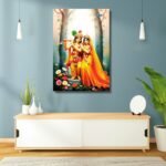 Radha Krishna Love Art