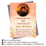 Personalized Anniversary Greeting Cards: Unique Designs - Image 3